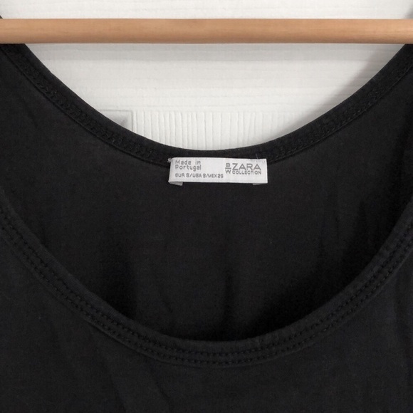 Black Zara scoop neck Tank - Picture 2 of 4